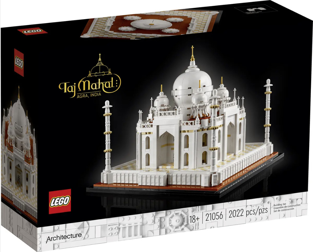 LEGO Architecture Taj Mahal – 21056 – Retired 2023 – 100% Complete, New & Sealed