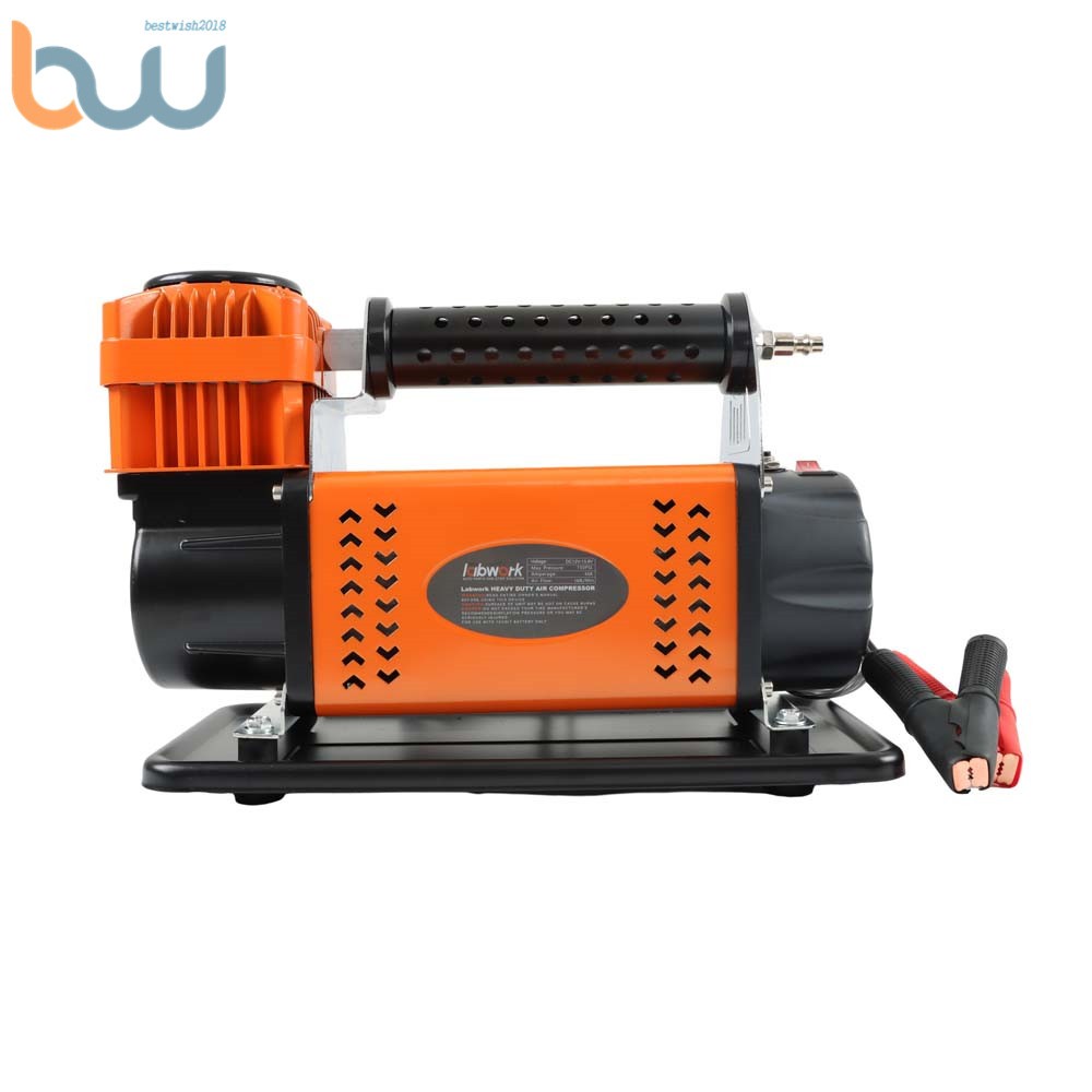 Heavy Duty Electric Air Tire Pump 12V Inflator Auto Car Truck Compressor Portabl