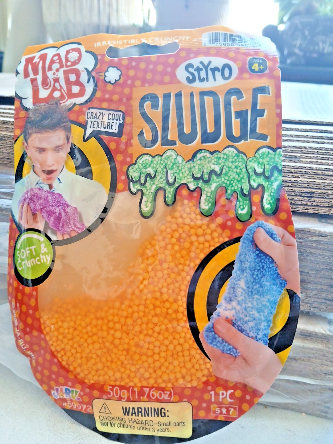 Mad Lab Styro Sludge GREEN 50g 1.76 oz Soft Crunchy Ooze Slime Jaru NEW