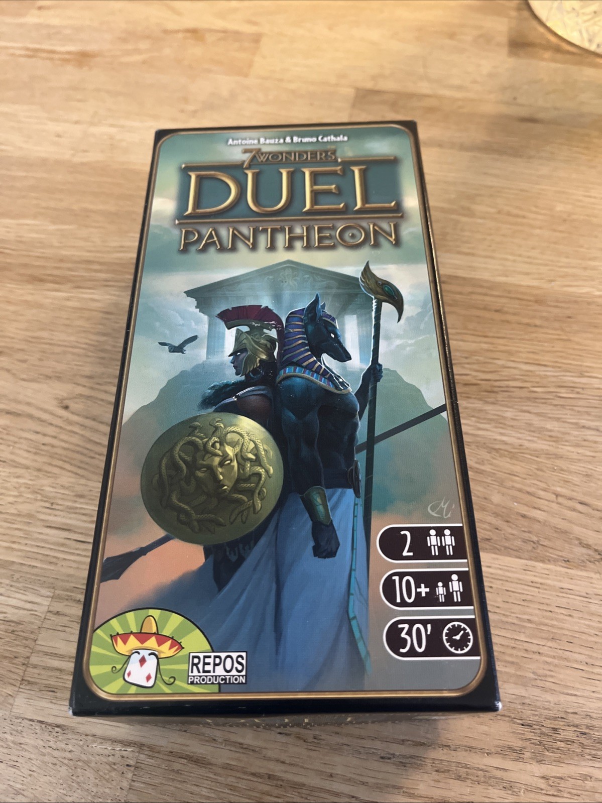 Pantheon Expansion 7 Wonders Duel 2 Player Board Card Game Asmodee SEV-EN08