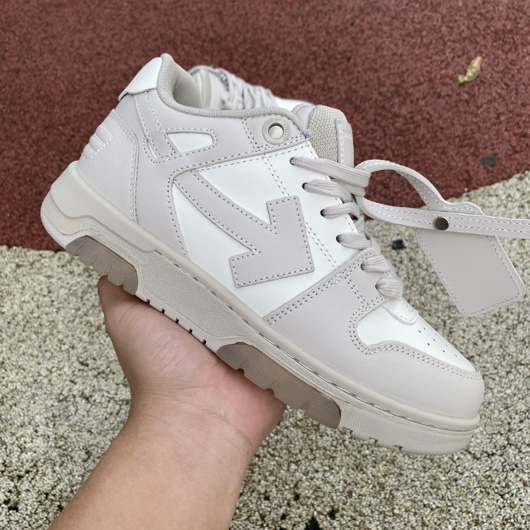 OFF-WHITE Out of Office Low "White Light Grey"