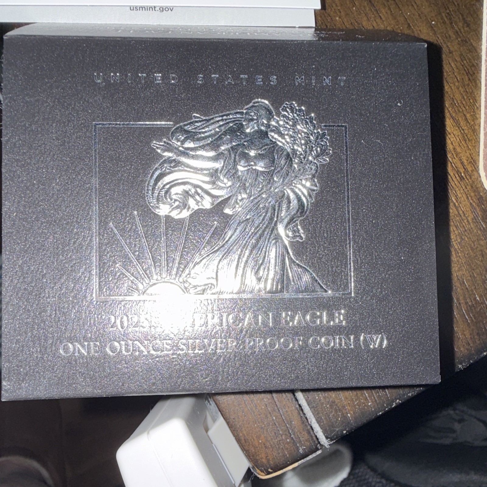 American Eagle 2025 $1 Silver Proof Coin w/ Certificate of Authenticity