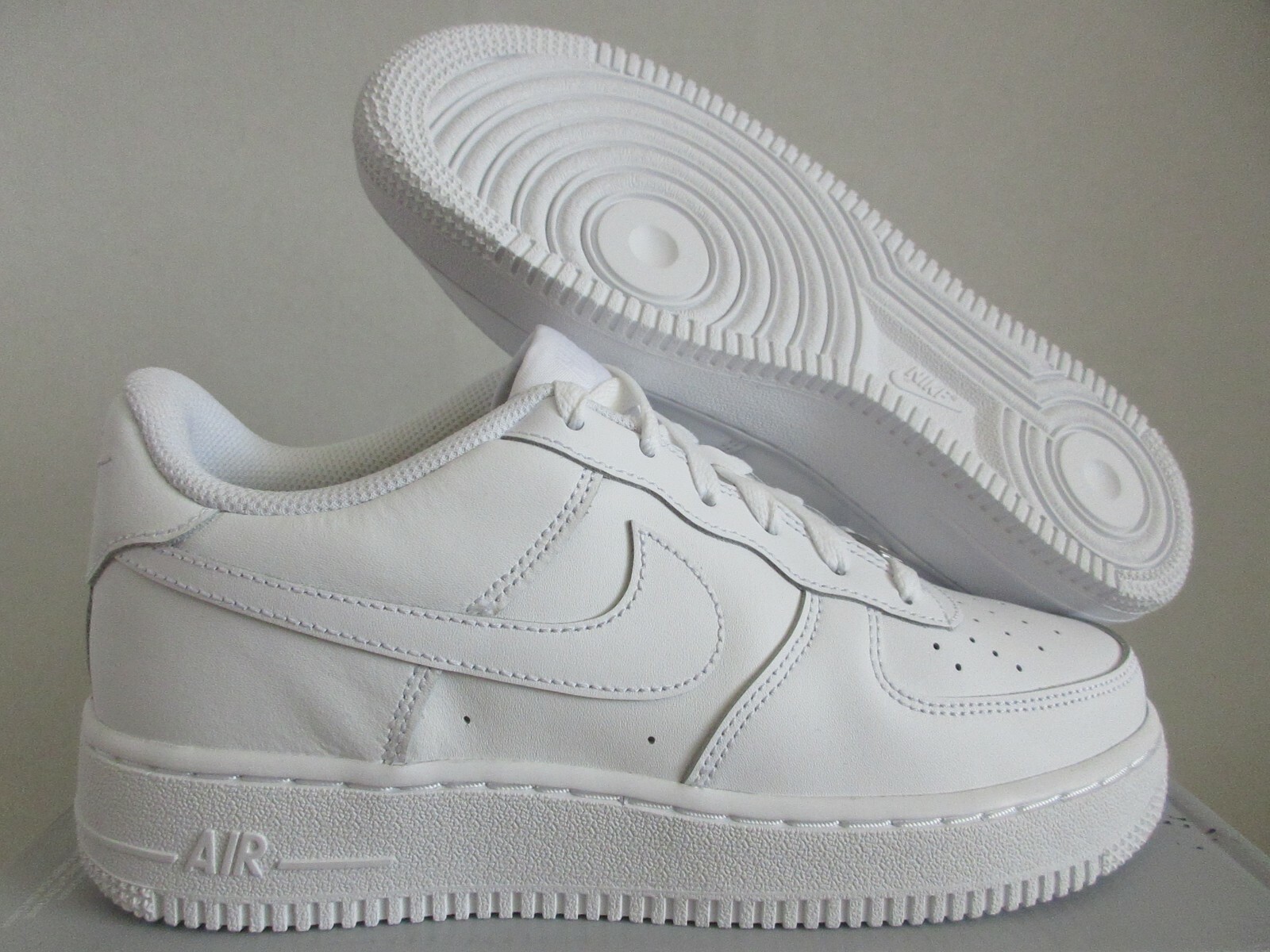 Nike Air Force 1 (Gs) All White White-White Sz 7Y-Womens Sz 8.5 [314192-117]
