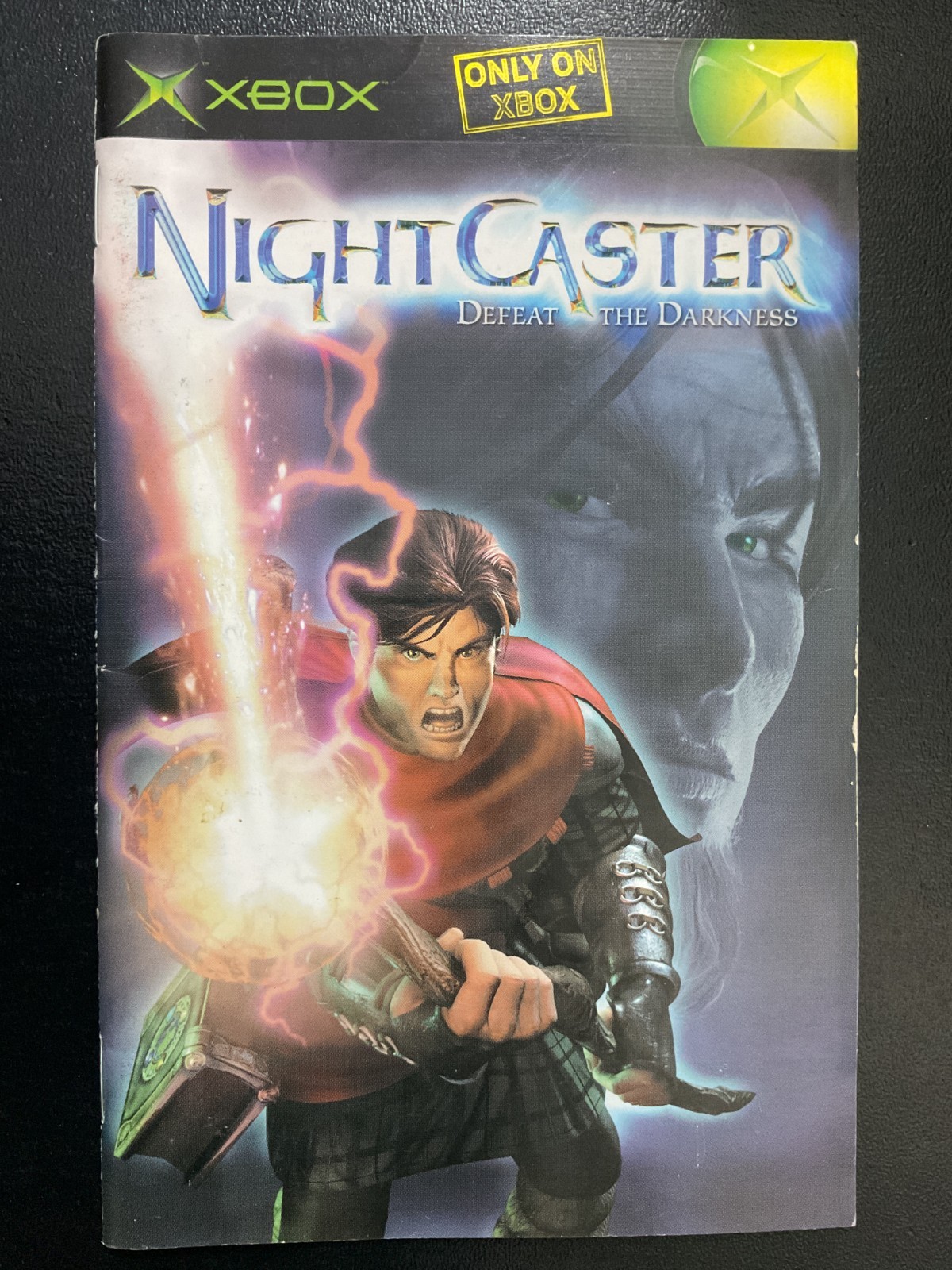 Nightcaster Microsoft Original XBOX Instruction Manual Only