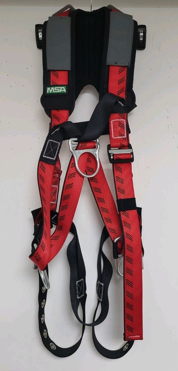 MSA 10105932 EVOTECH Fall Protection FULL BODY HARNESS Class ADLP Up To 310 lbs
