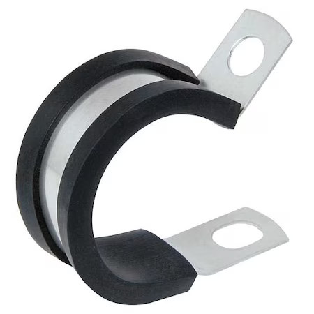 Kmc Col1609al Cable Clamp, Aluminum, 1 In Bundle Dia., Black, 25 Pk