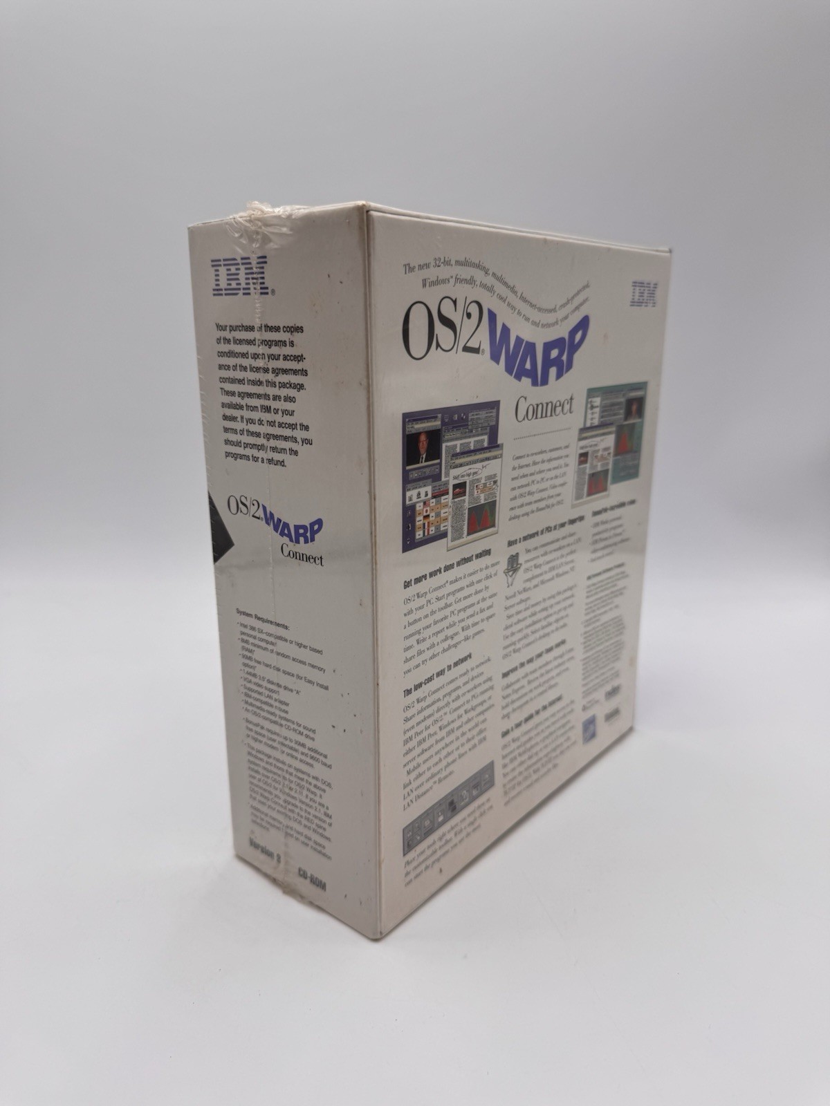 IBM OS/2 Warp Connect Version 3 CD-Rom Vintage Computer Software