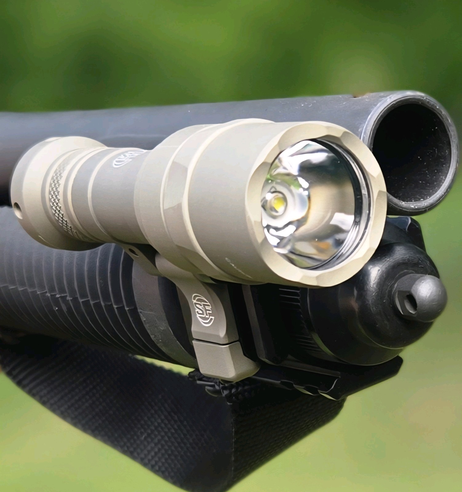 Tri Rail Mount For Mossberg 590 12ga.