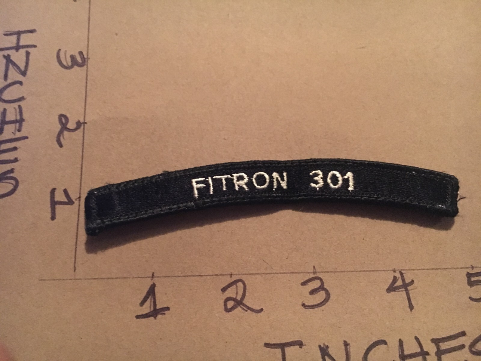 US NAVY SHOULDER STRIP TAB rocker Patch Fitron 301