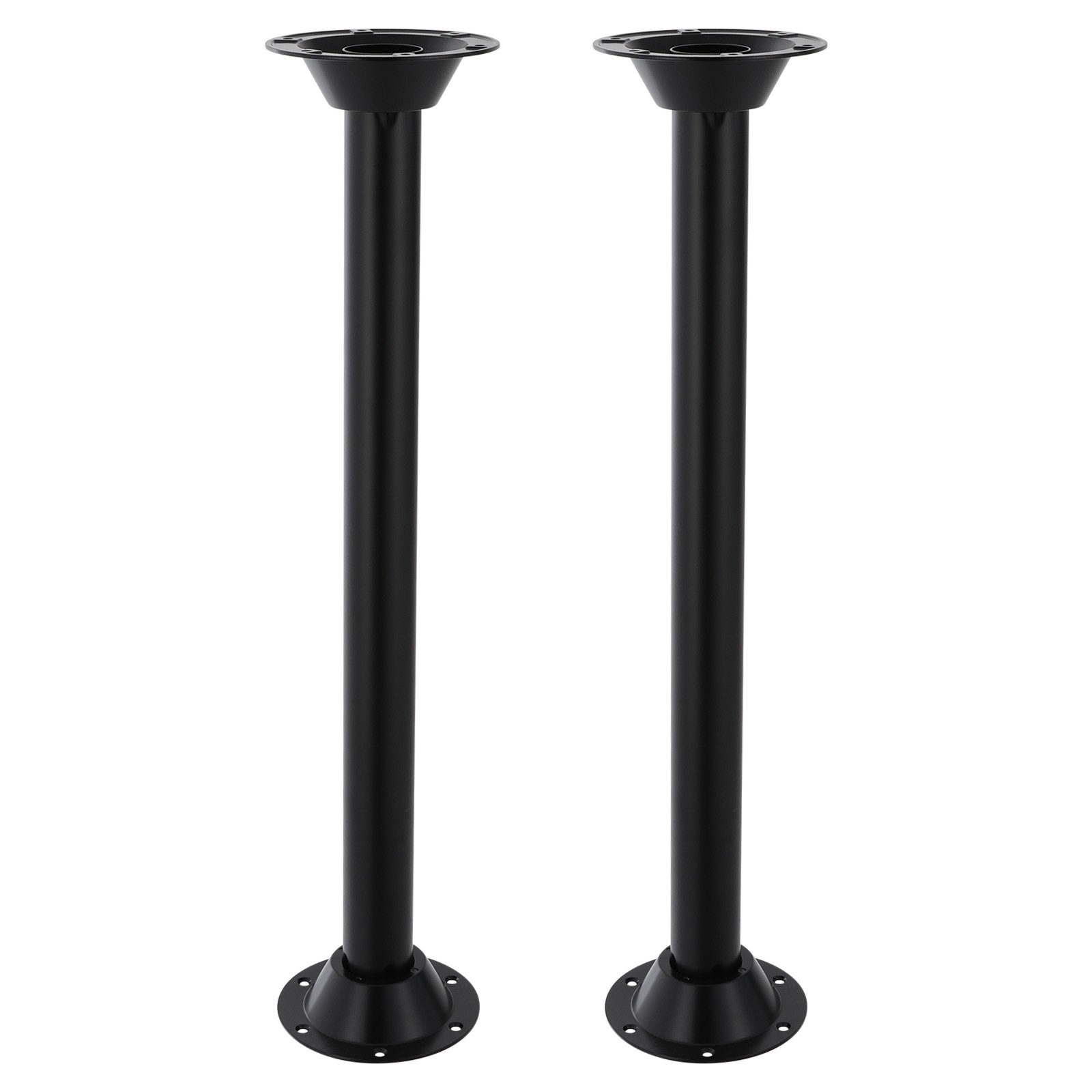 29" 2Pcs RV Table Base Mount Aluminum Alloy RV Table Leg w/ Mounting Hardware