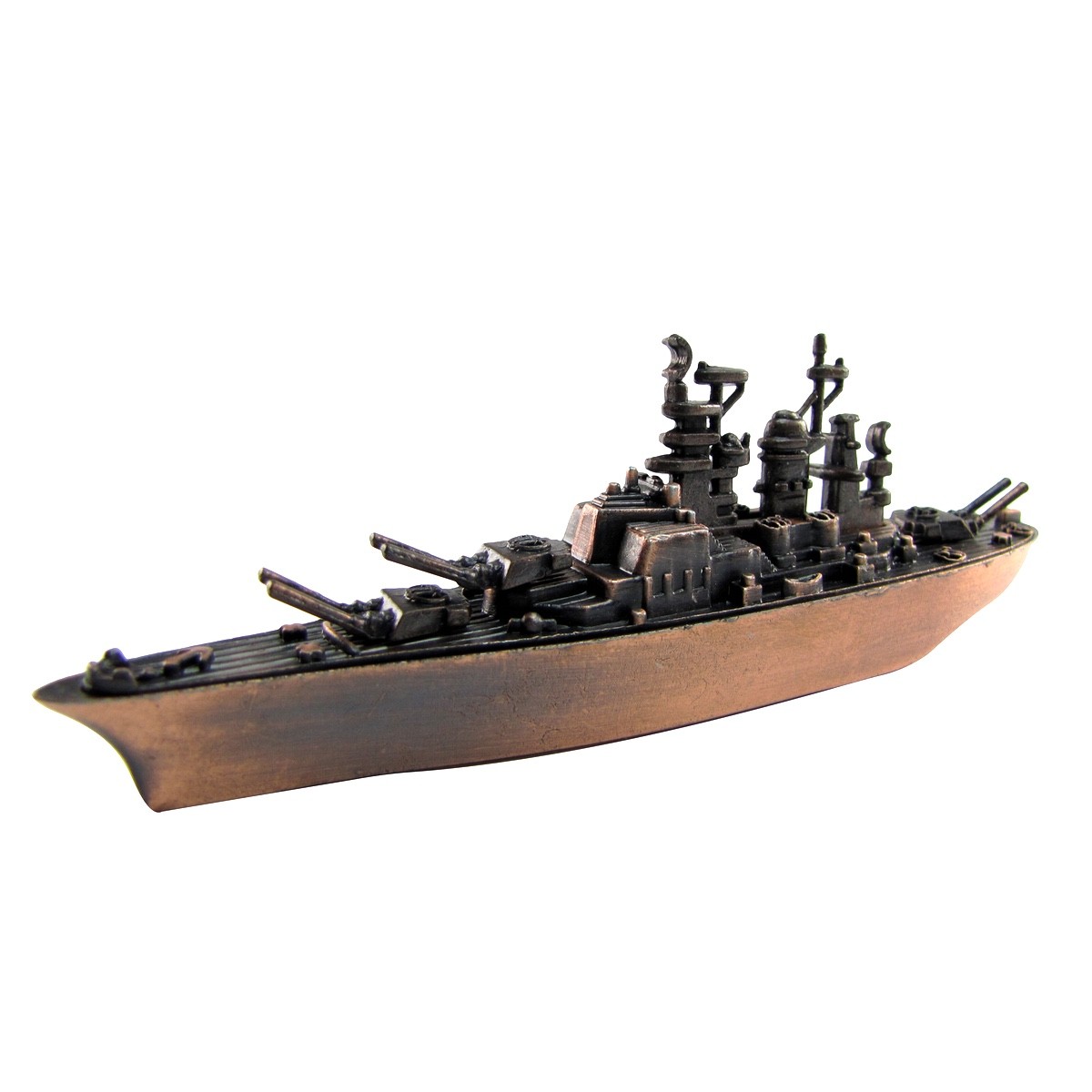 BB-40 Navy Battleship Die Cast Miniature Replica Pencil Sharpener Military Gift