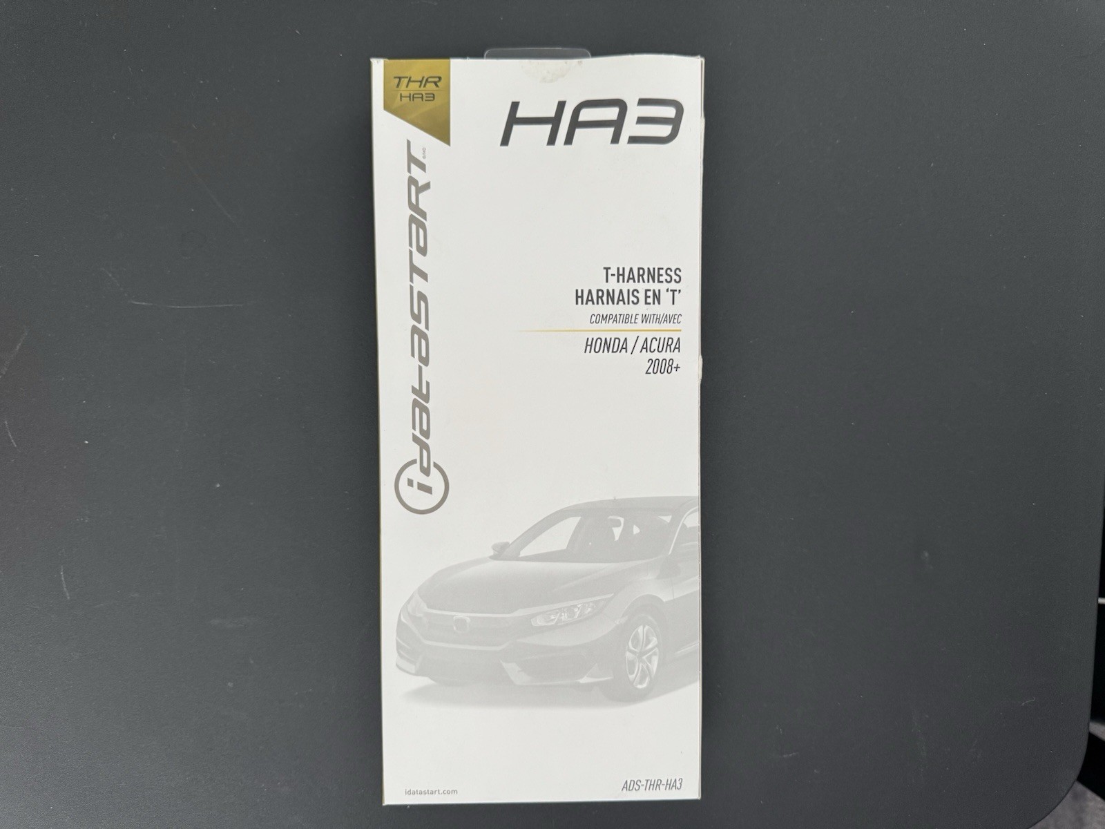 iDatastart ADS-THR-HA3 Plug-N-Play Remote Start T-Harness for 08+ Honda/Acura
