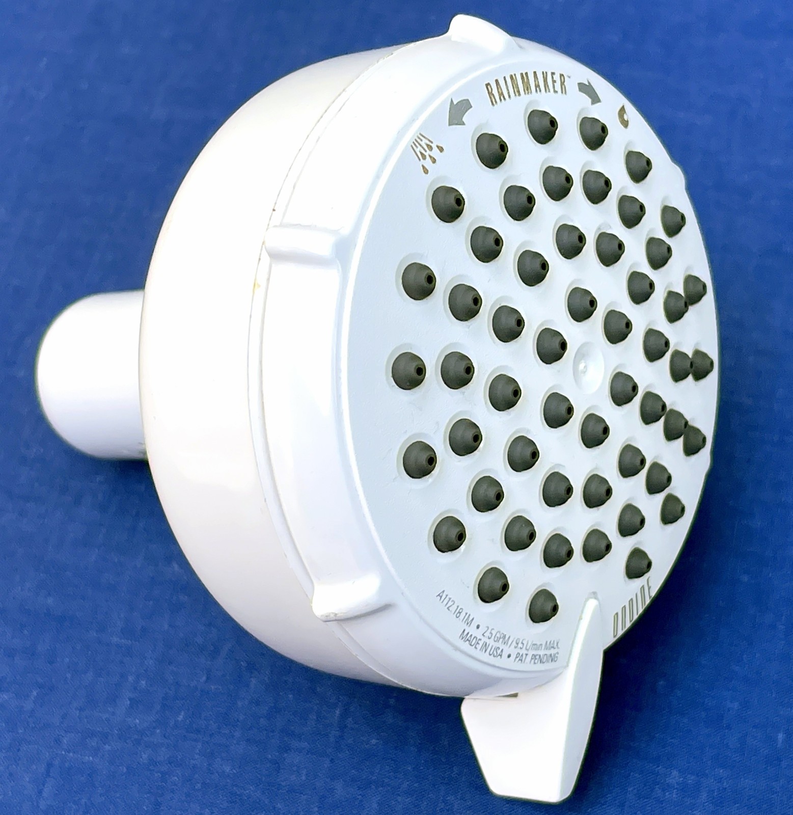 NOS ✅ ONDINE 25101WW InTouch Rainmaker Multi Function White Shower Head, Spa New