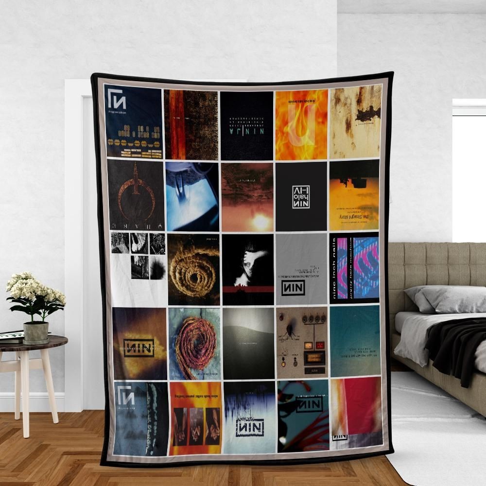 Nine Inch Nails Fleece Blanket