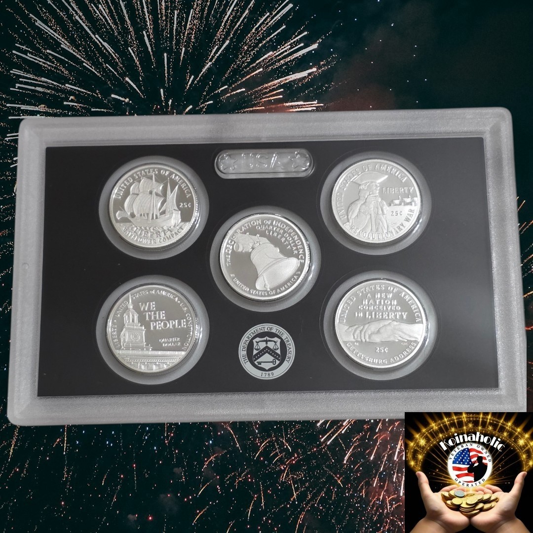 2026 S SILVER Proof Quarters Semiquincentennial Set Ready To Ship 🔥