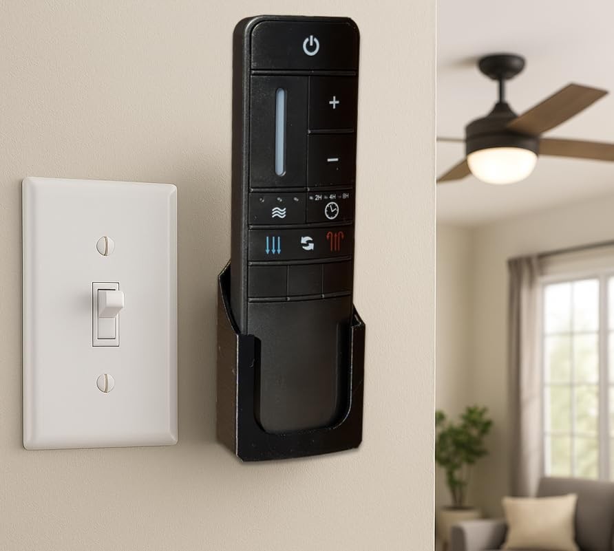 Fan Remote Holder Wall Mount Bracket for Home Decorators TR198B Remote Control