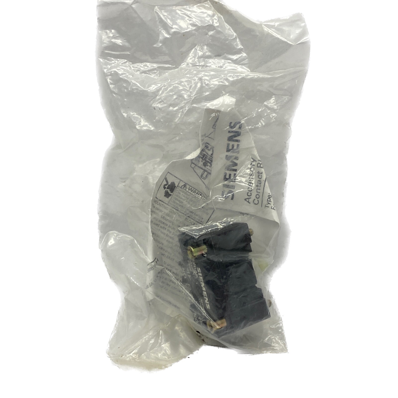 NIB Siemens Contact Block 30mm 1NO 10A 600V Momentary Switch Series H 52BAK