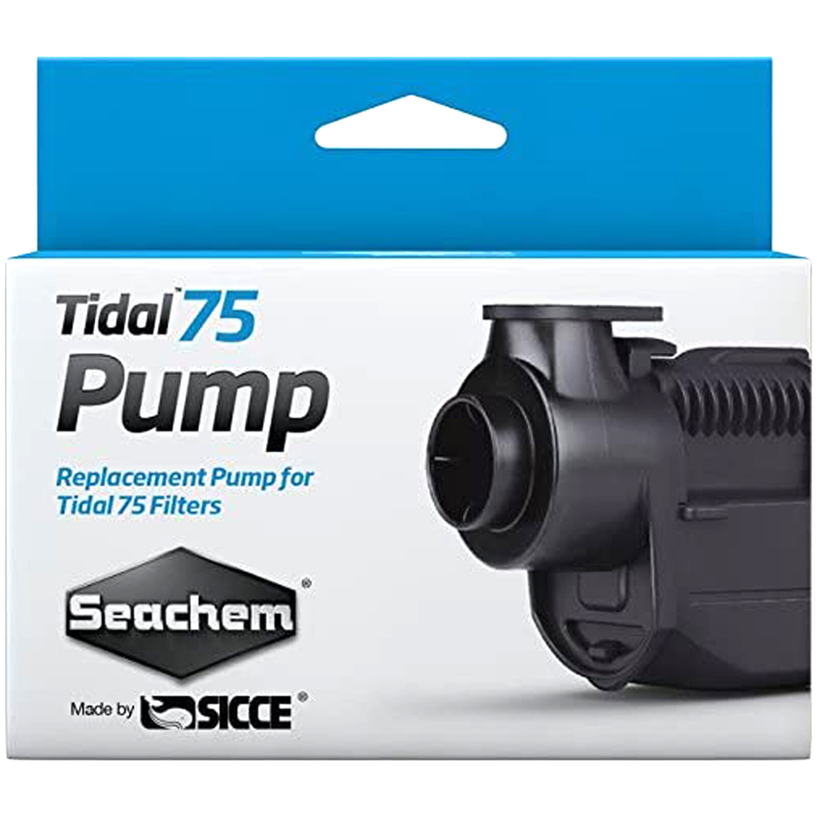 Seachem Tidal 75 Water Pump Replacement Pump & Impeller for Tidal 75 Filters