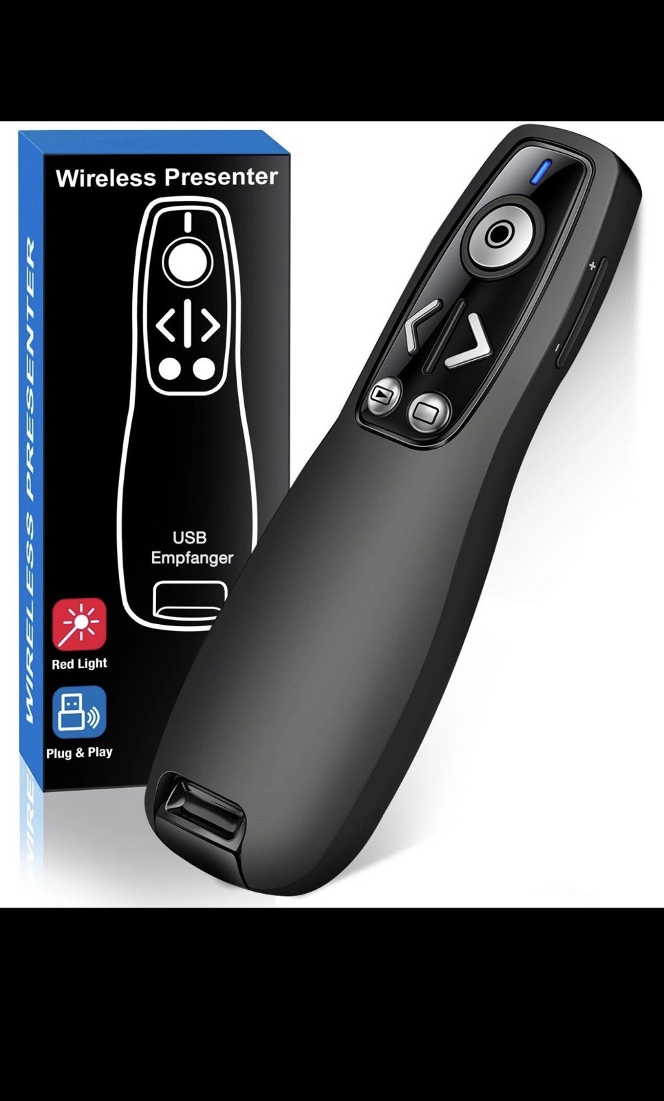 Presentation Clicker Wireless Presenter Remote for PowerPoint, Powerpoint Cli...