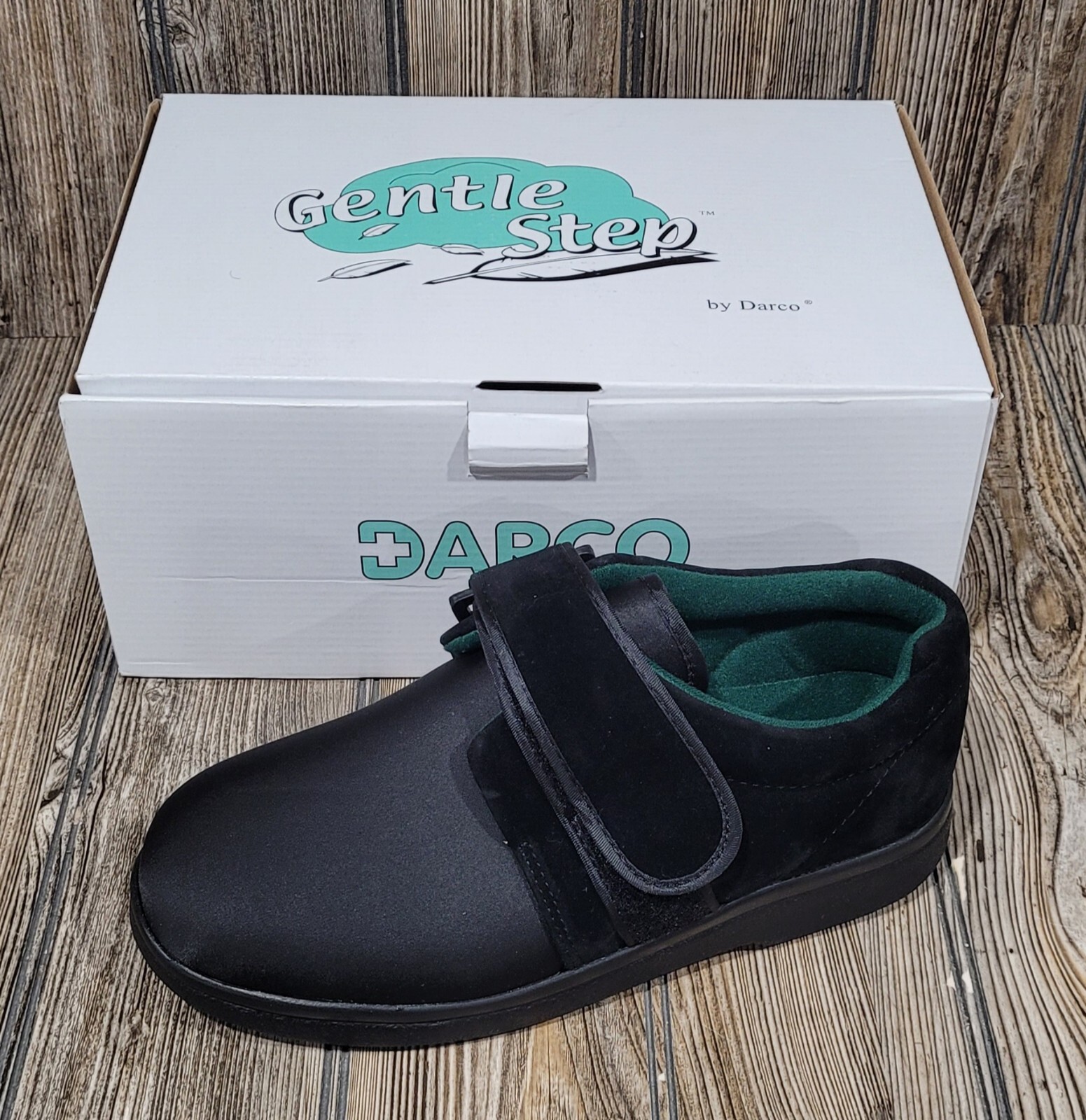 DARCO GentleStep Diabetic Comfort Shoes WOMEN'S 9/MEN'S 7.5  Black Therapeutic