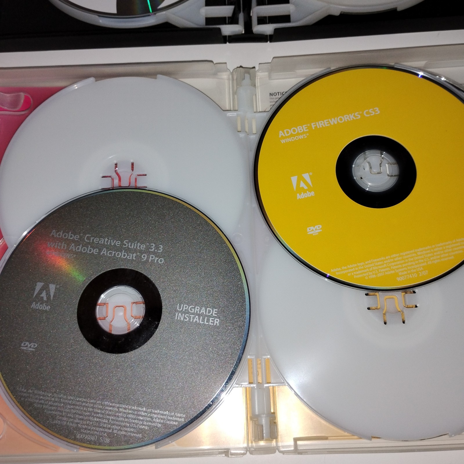 Adobe Creative Suite 3 Design Premium & Suite 2 Premium Windows W/ Key