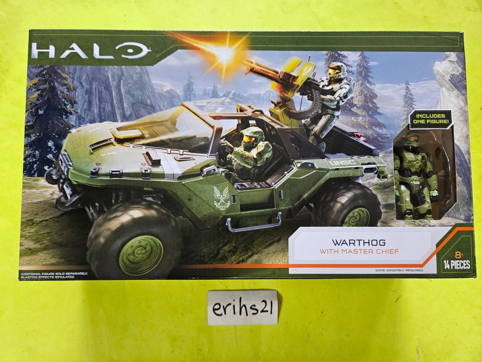 New "World of Halo" Scale Halo 3.75in WARTHOG with MASTER CHIEF Brand New in Box