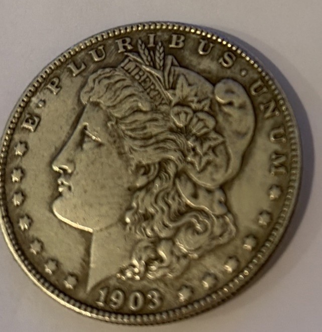 1903 - S Morgan Silver Dollar Reproduction good space filler or for education.