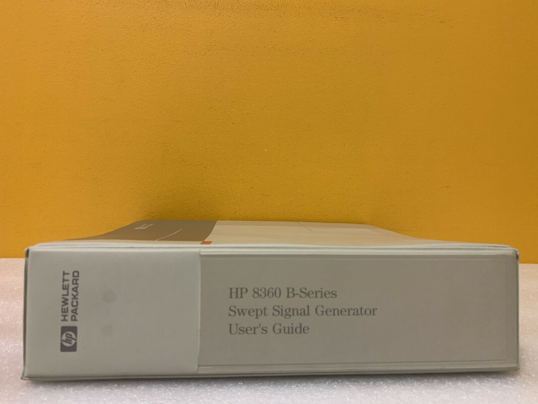HP 8360 B-Series Swept Signal Generator User's Guide