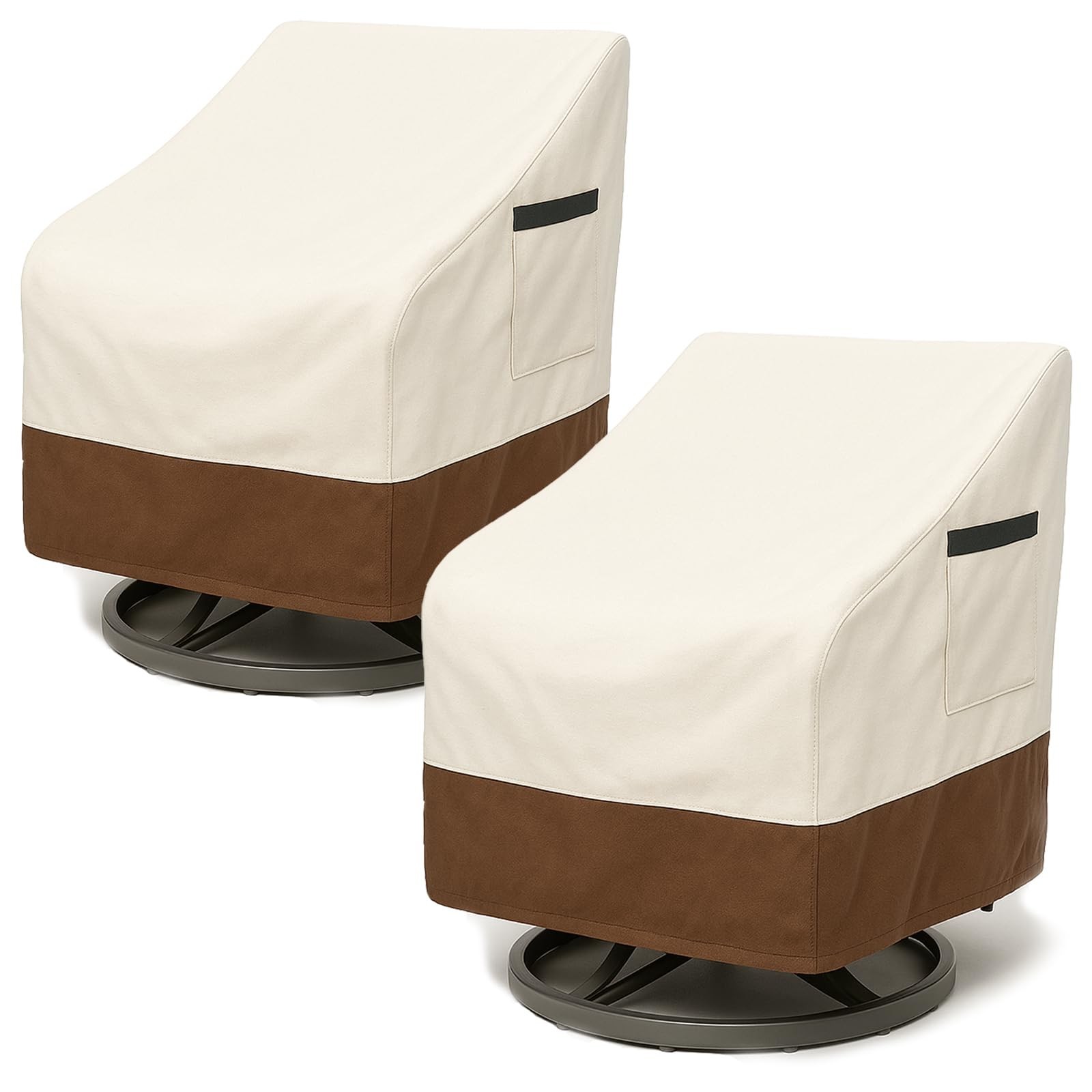 Waterproof Patio Chair Covers, Heavy Duty 600D Lawn Outdoor Furniture Covers ...