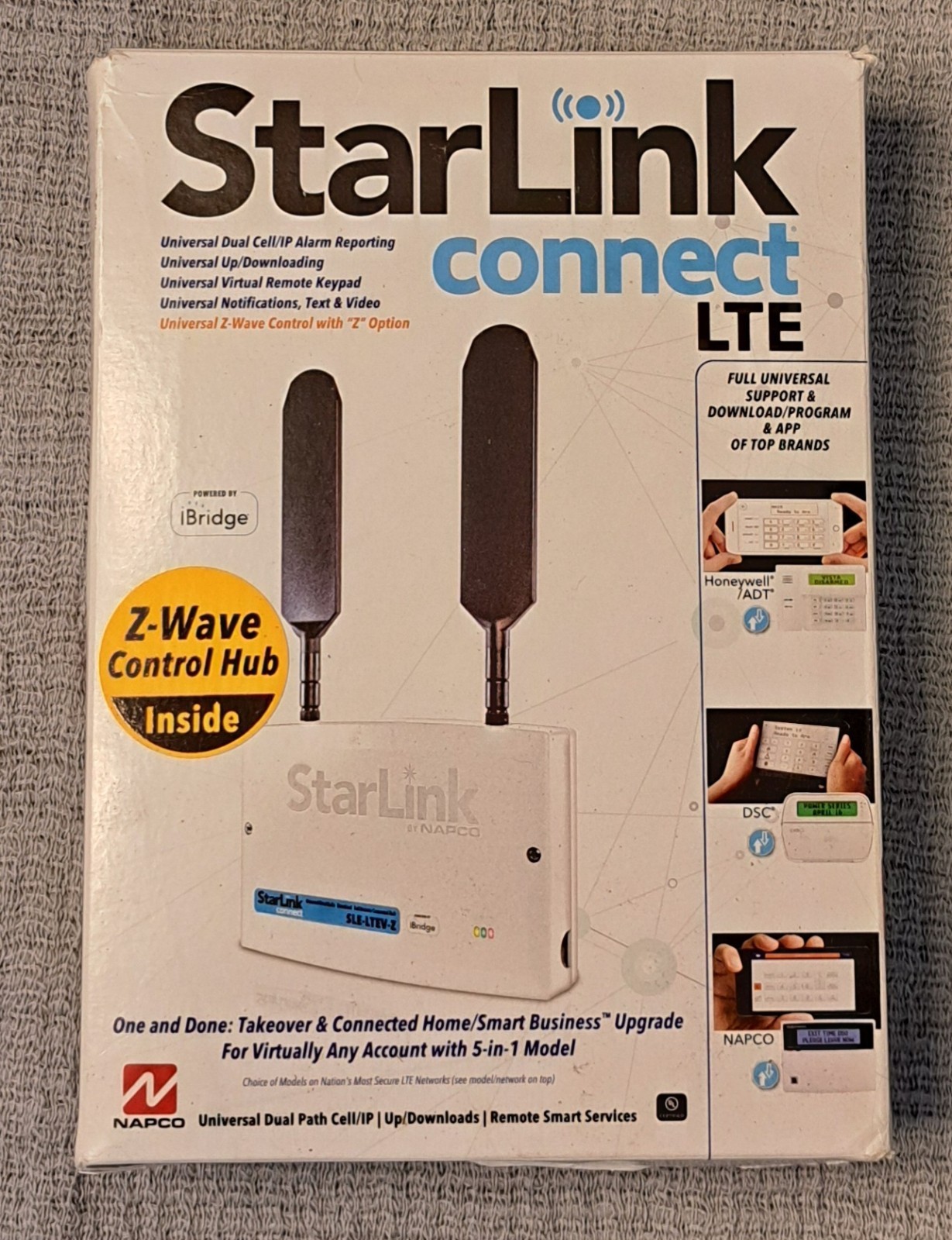 NAPCO SLE-LTEV-Z **Z WAVE CONTROL** Starlink Connect LTE Z-Wave
