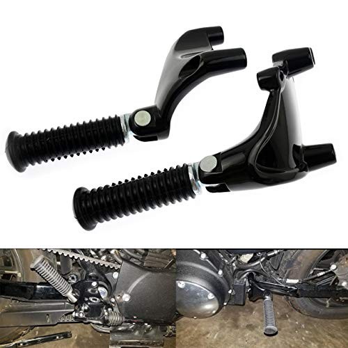 Motorcycle Rear Passenger Footpegs Foot Rests Pedal with Mount Compatible