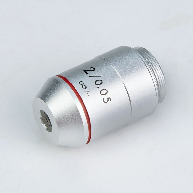 2X 195 Infinity Achromatic Objective lens for Biological Microscope RMS 20.2mm