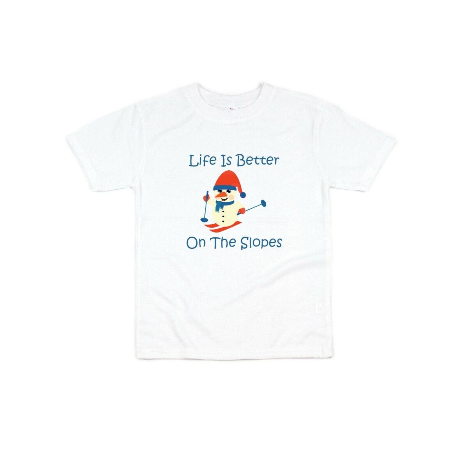Life Is Better On The Slopes Toddler Shirt - Laughing Giraffe - Size 3T - Ski