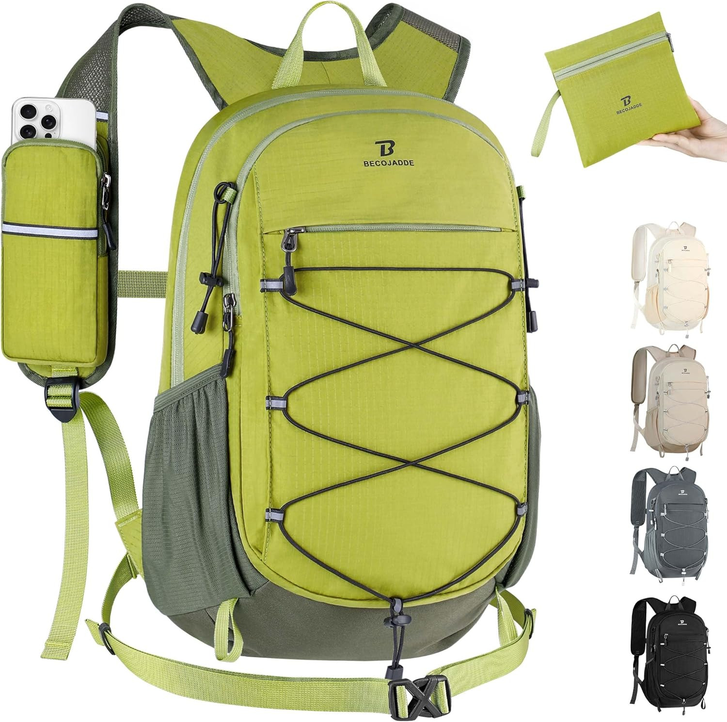Hiking Backpack 20L Small Backpack Packable Day Pack Water Resistant Lightweight