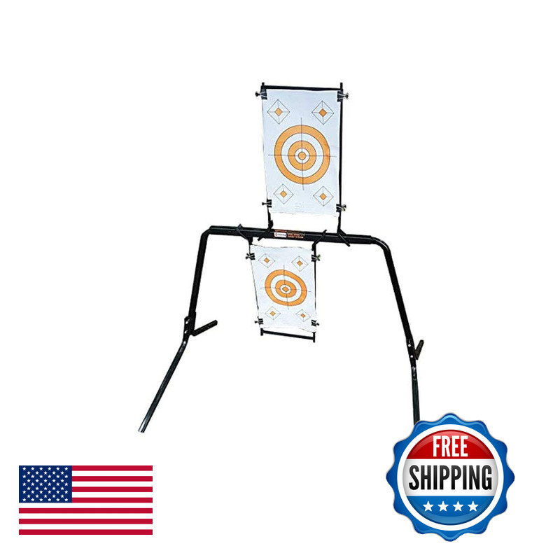 Viking Solutions Convertible Paper Target Holder/Gong Target Stand