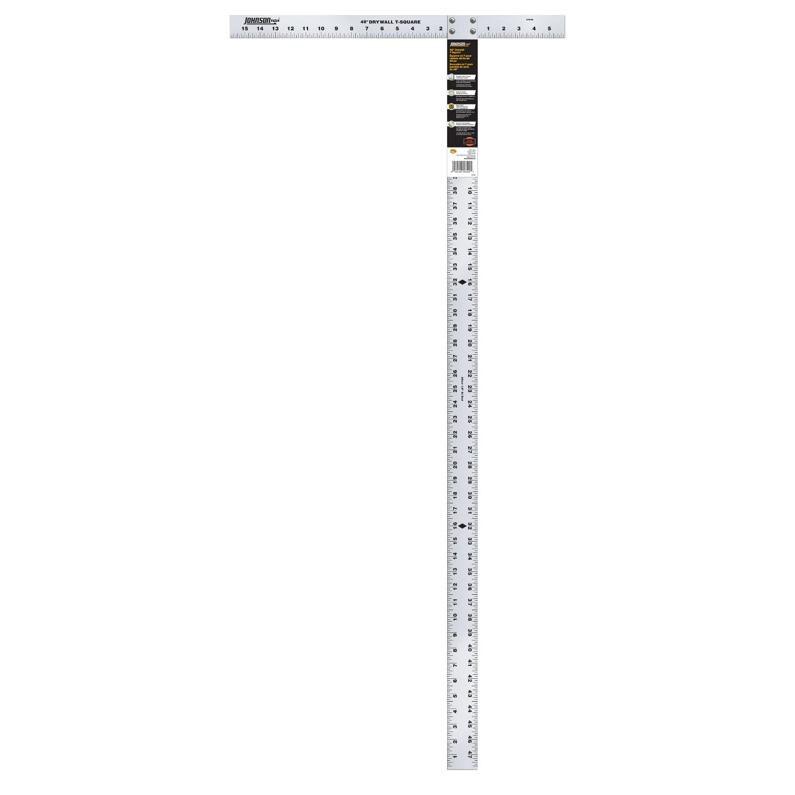 Johnson Level Aluminum T-Square – Measuring & Layout Tool