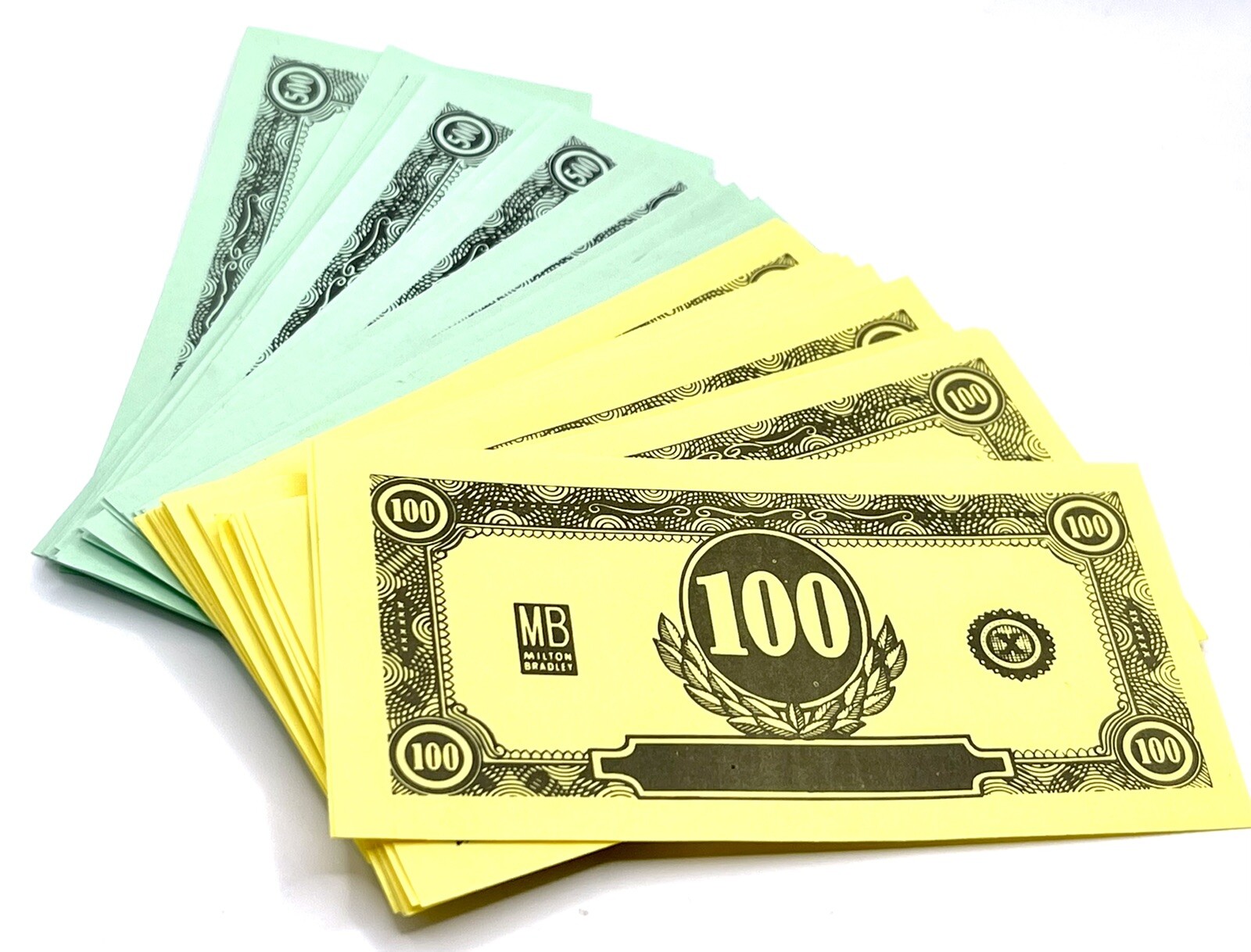 Operation Money - Game Replacement Set of $100 and $500 Bills / Cash