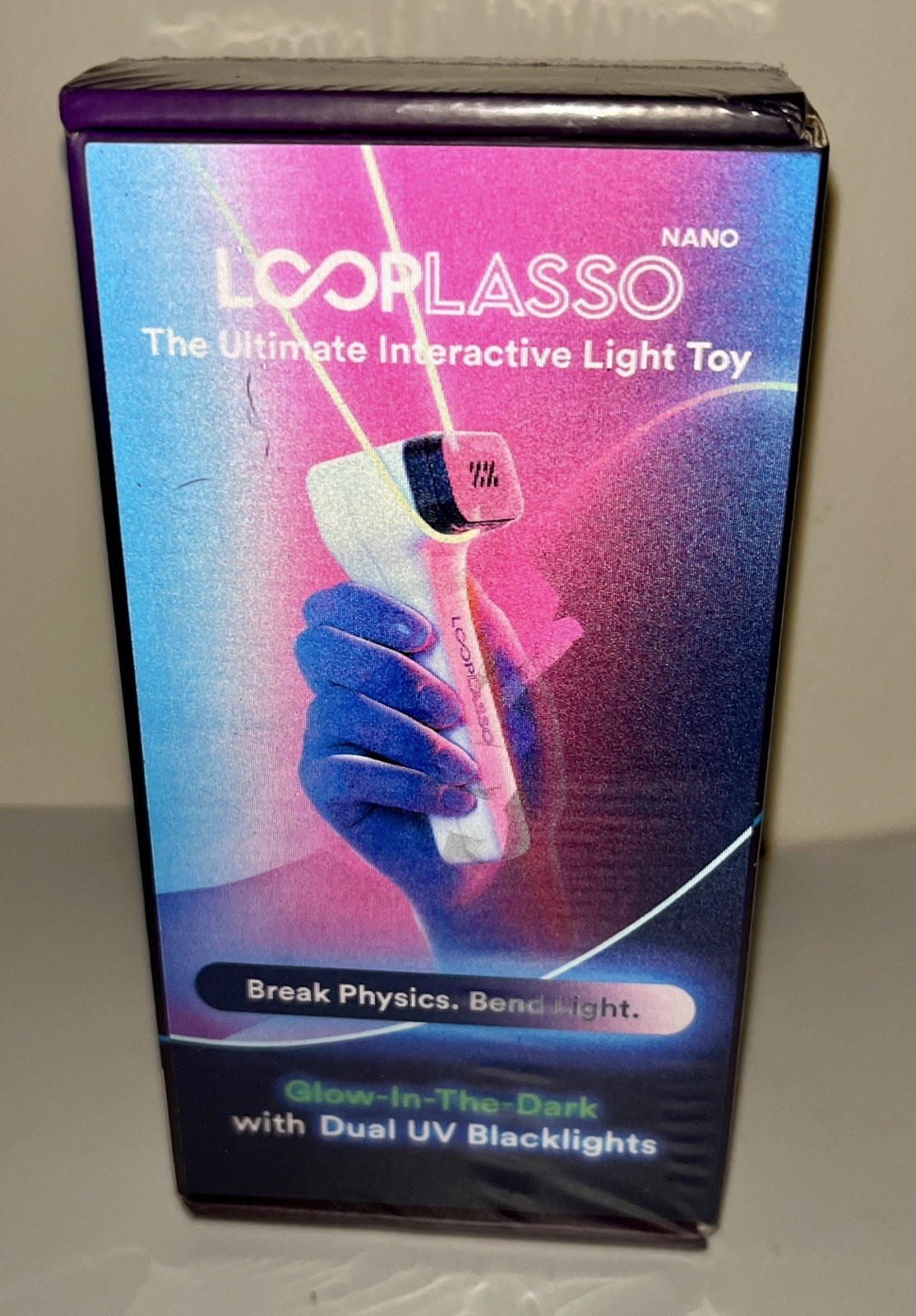 ORIGINAL Loop Lasso NANO Glow-In-The-Dark String Shooter with Dual Built-in UV