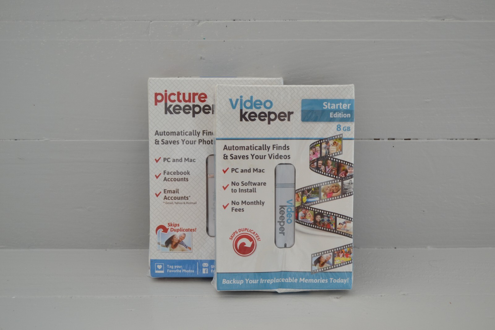 Picture And Video Keeper 8 GB New Starter Home Edition PC MAC Flash Drive