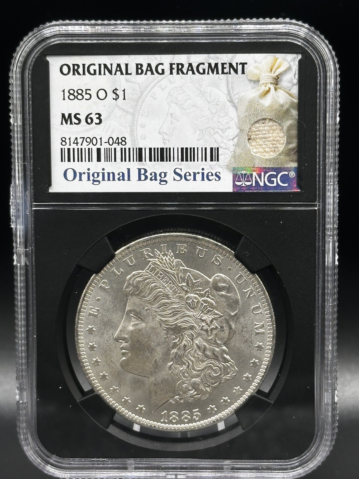 1883 O NGC MS63 MORGAN SILVER DOLLAR UNCIRCULATED $1 COIN! ORIGINAL BAG FRAGMENT