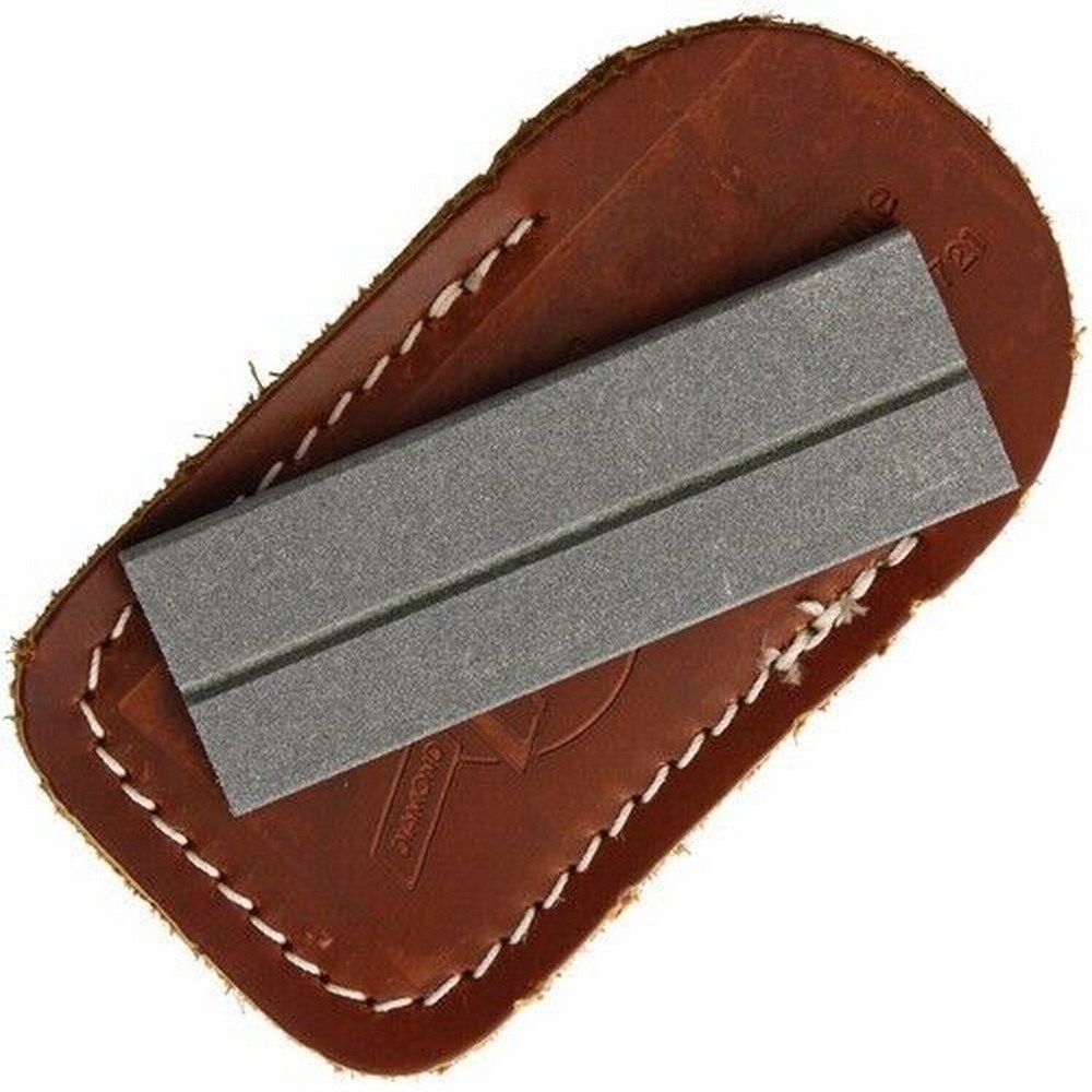 EZE-LAP 1 by 3 Coarse Diamond Pocket Stone W / Sheath Sharpener - 26C