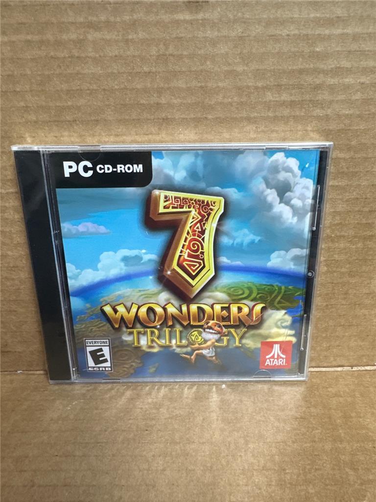 NEW! 7 Wonders Trilogy 3 Great PC Games Windows 10 8 7 XP Computer Puzzle