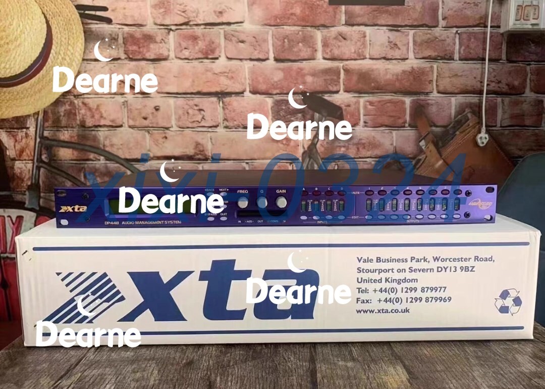 1 pcs XTA DP448 Audio processor with 4 inputs and 8 outputs DHL shipping