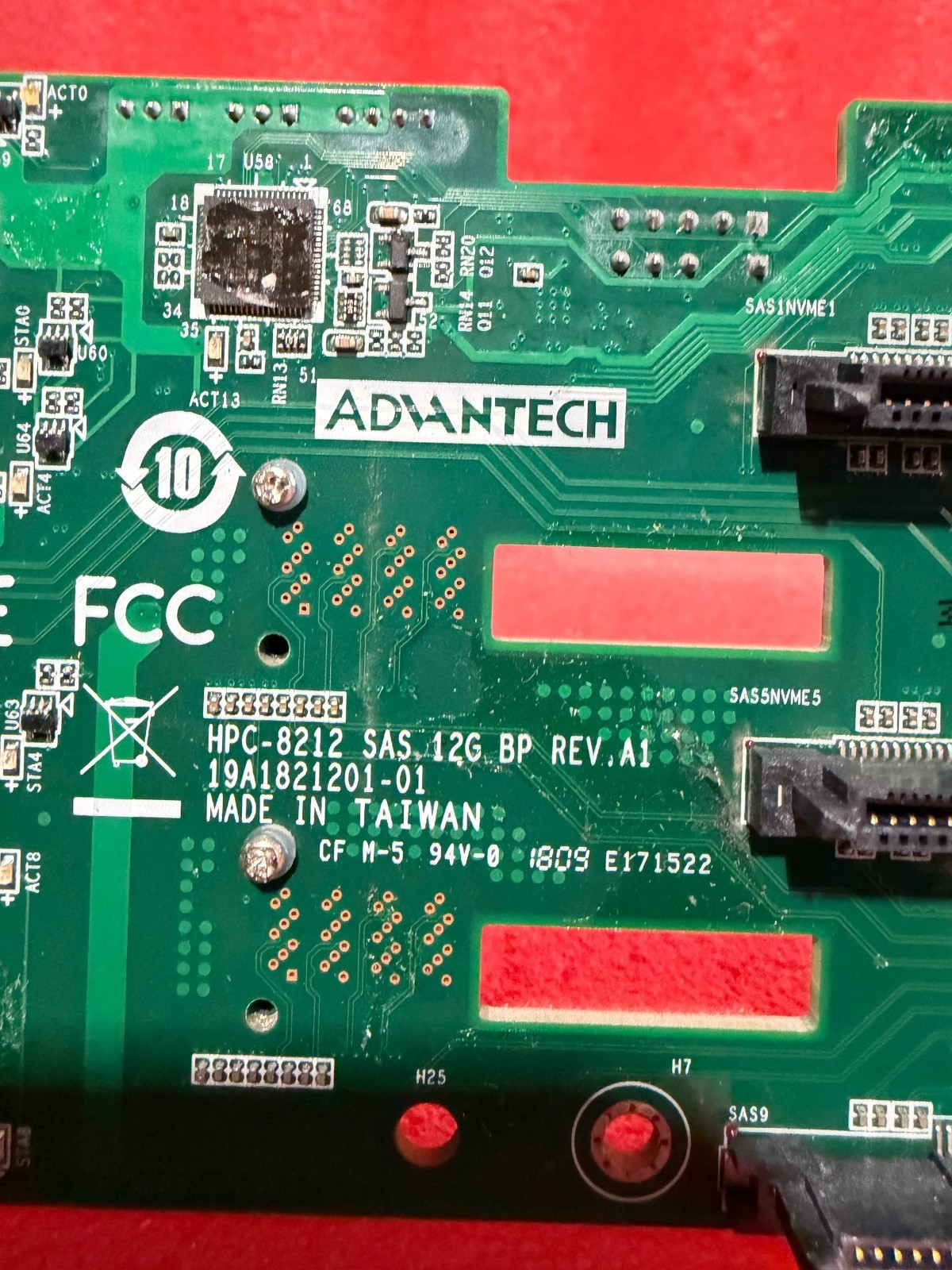 ADVANTECH HPC-8212 12 Drive SAS 12Gbps Backplane