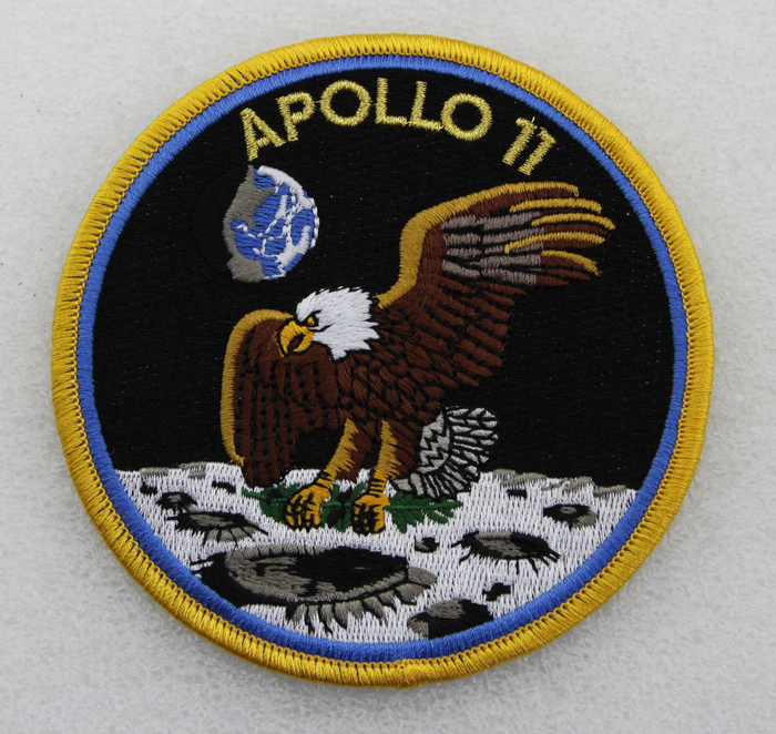 US APOLLO 11 PATCH NASA CLOTH PATCH-REPLICA
