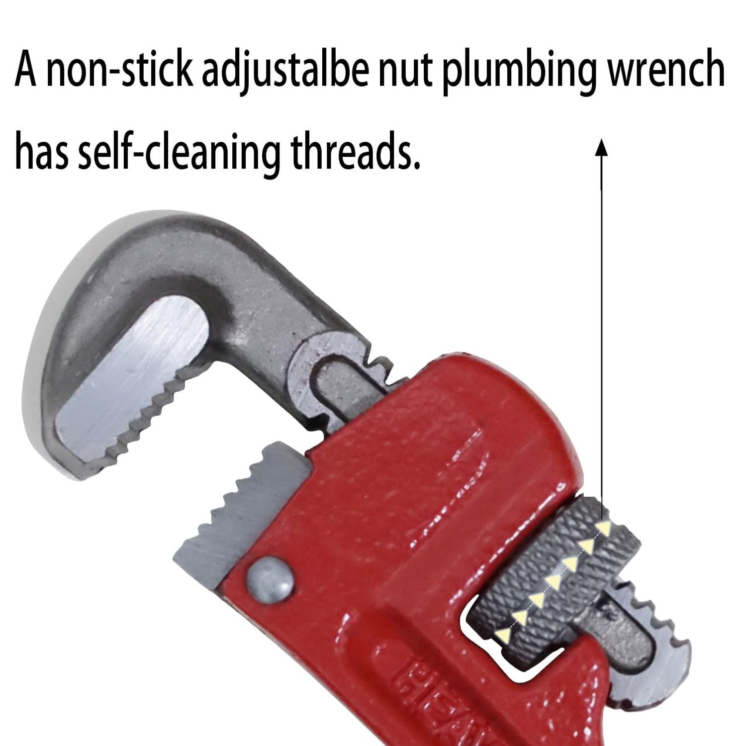 Small Pipe Wrench, 6 Inch Adjustable Plumbers Wrench Mini Plumbing Tools Stra...