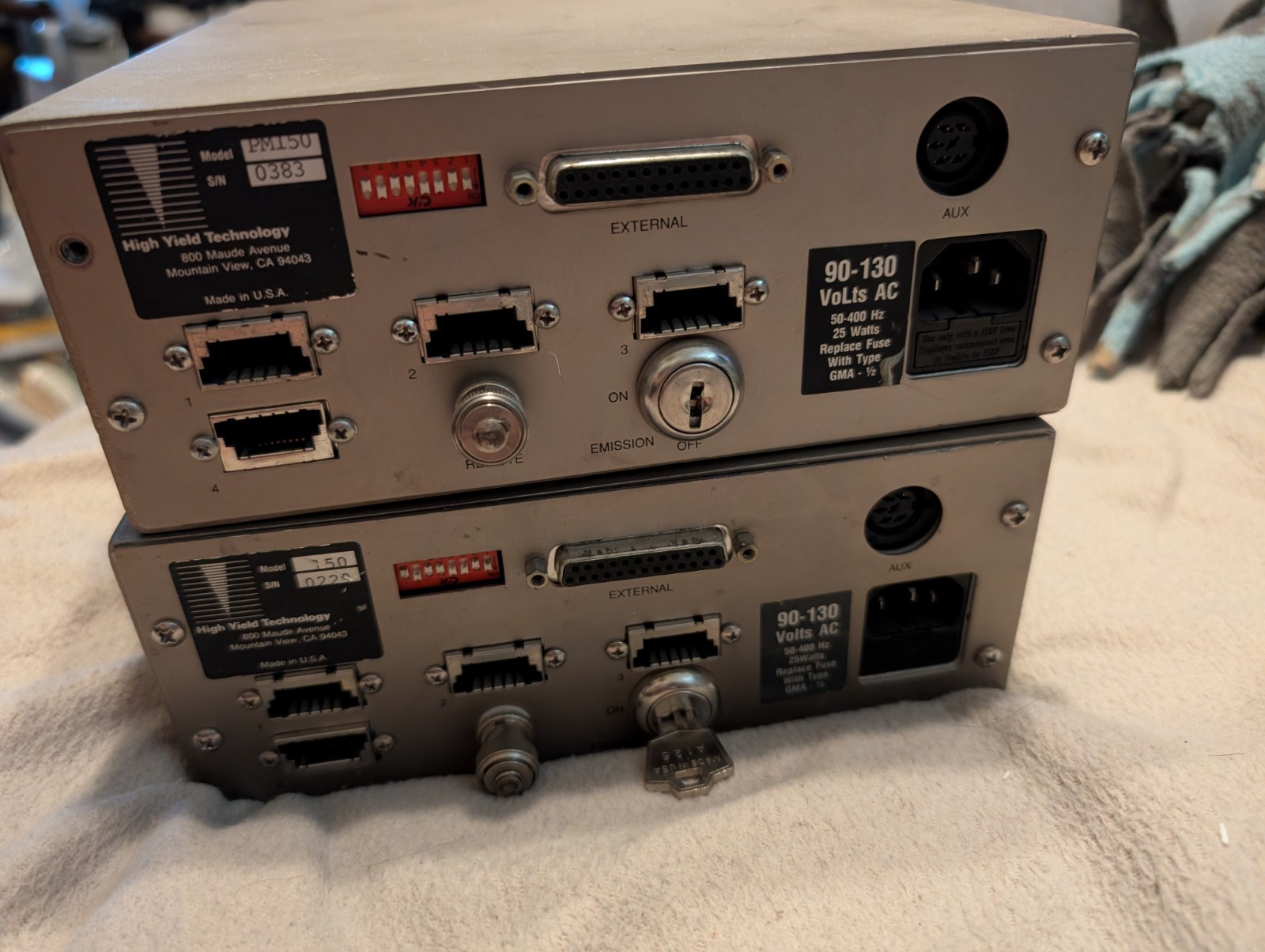 Lot of 2 High Yield Technology PM-150 Controller READ