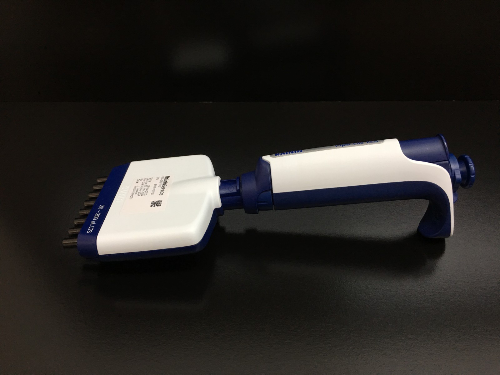 Rainin Pipet-Lite L-200 XLS 20-200uL LTS 8 Channel Manual Pipette with WARRANTY