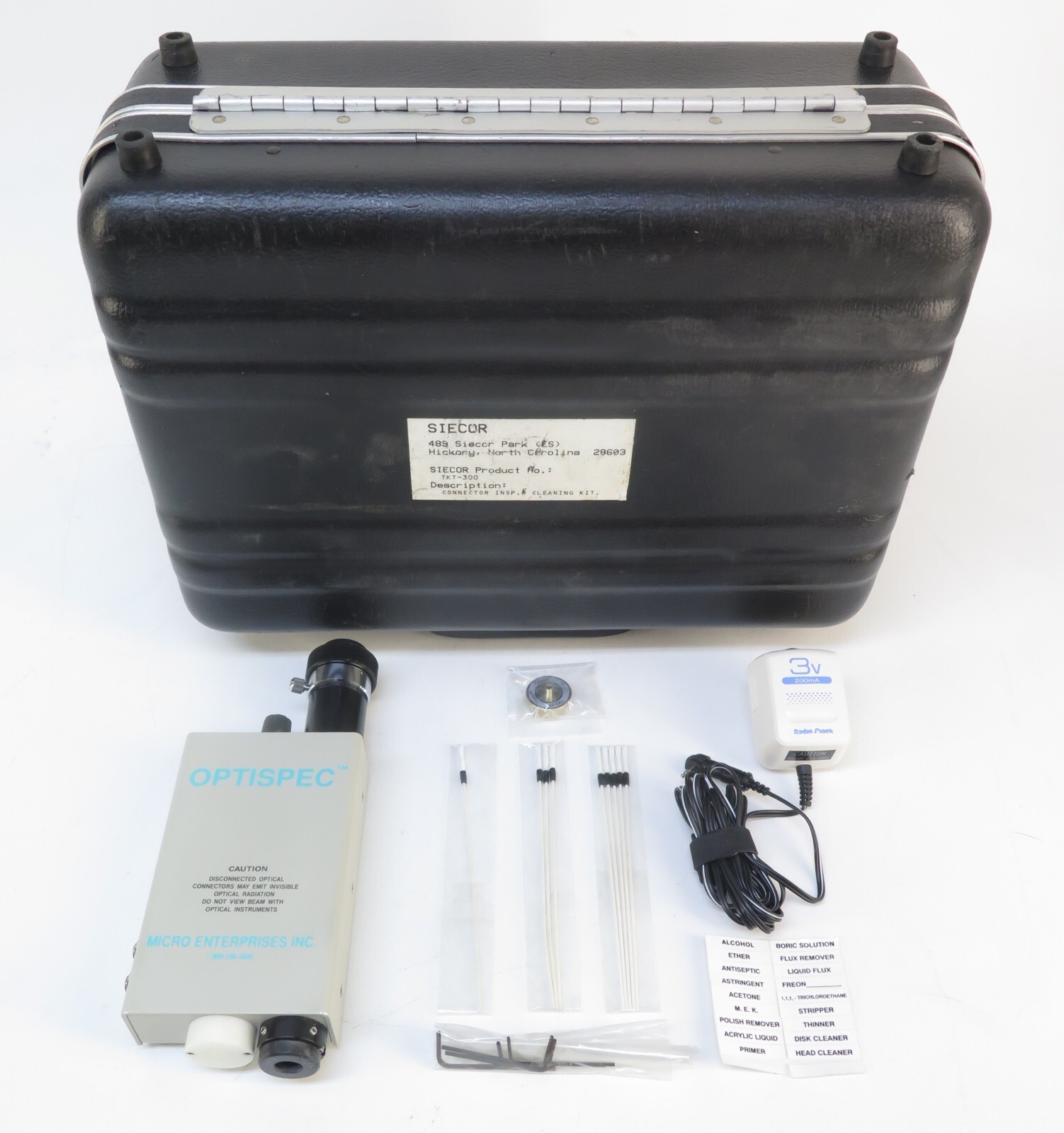 Micro Enterprises OPTISPEC FM1102 Fiber Microscope Unit