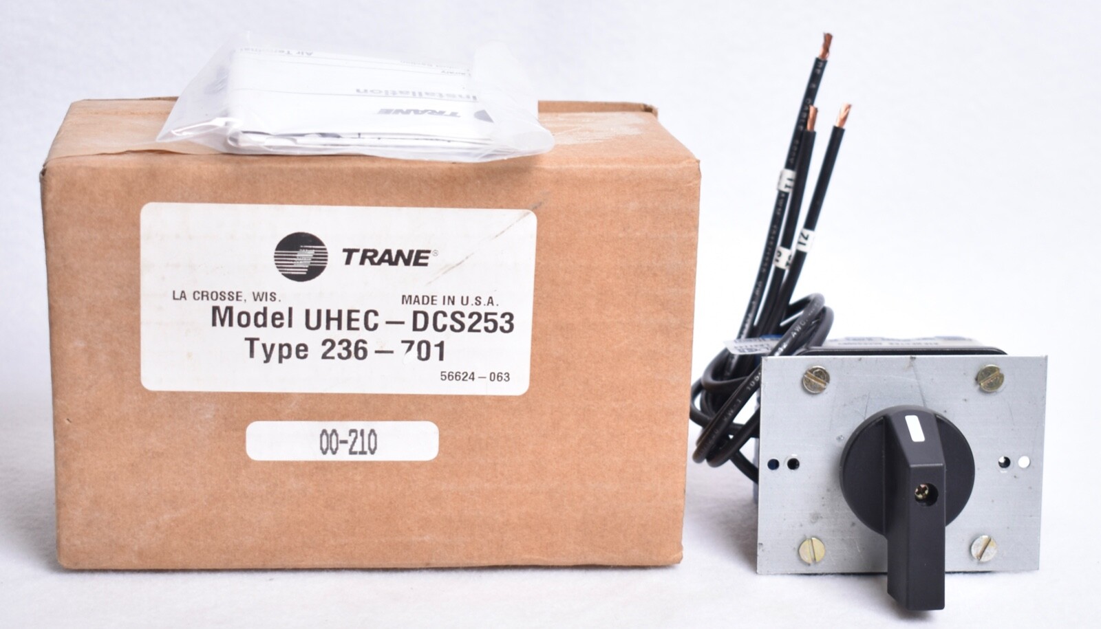 Trane Air Heater Two Position Switch UHEC-DCS253